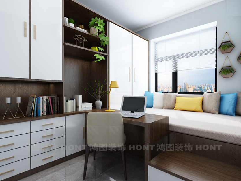 红星国际广场89平米装修效果图