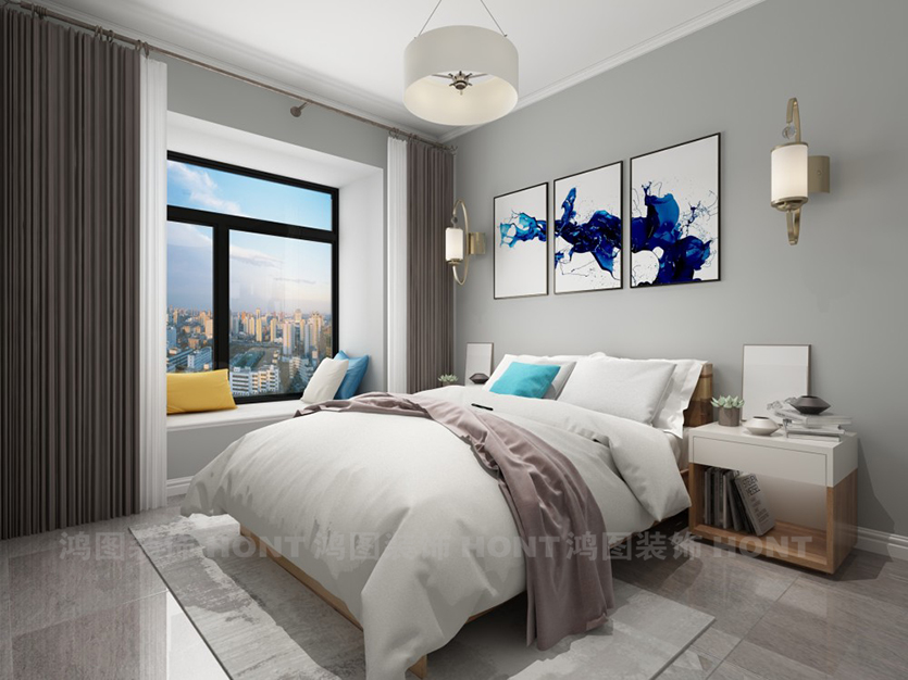 红星国际广场89平米装修效果图