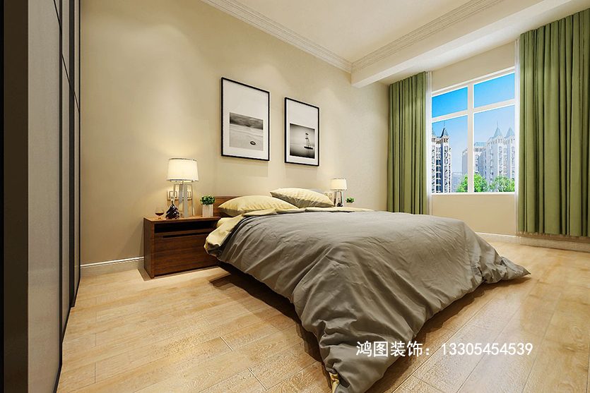 鸿图装饰公司 水漾花城装修效果图