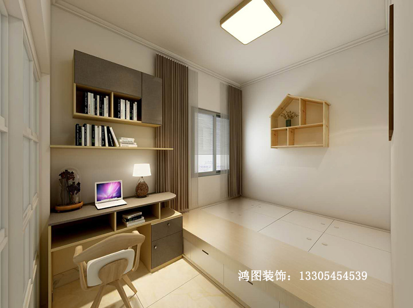 鸿图装饰—中建悦海和园现代简约风格