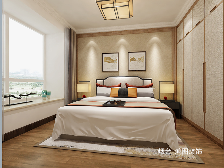 意祥一品洋房禅意中式风格装修效果图