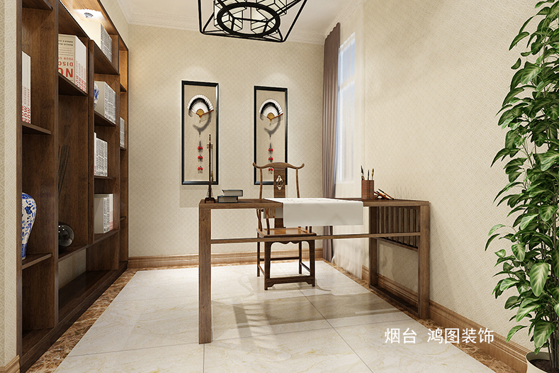 意祥一品洋房禅意中式风格装修效果图