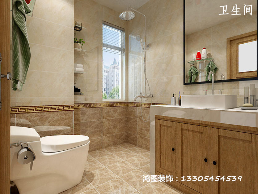 桦林彩云城127平米装修效果图