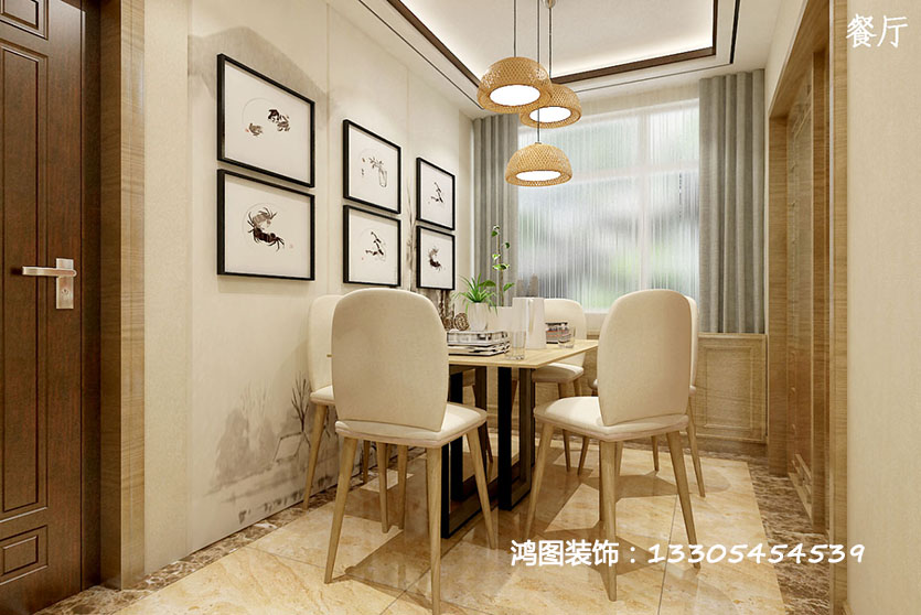 桦林彩云城127平米装修效果图