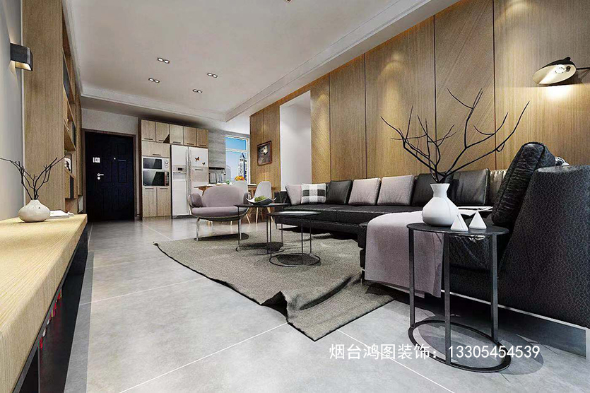 万达华府114平米简约风格