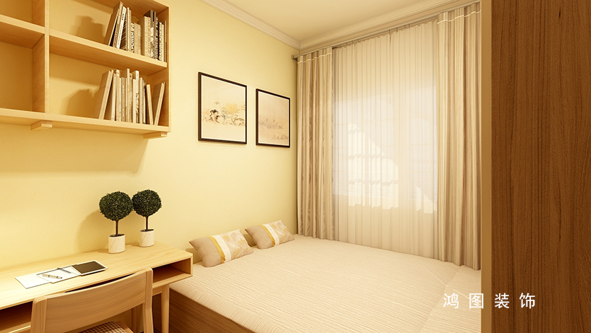 鸿图装饰—金海名园新中式风格精品设计案例