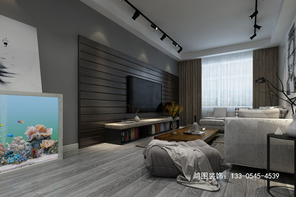 万达华府 后现代风格装修效果