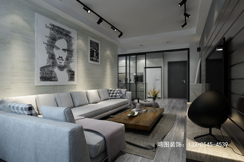 万达华府 后现代风格装修效果