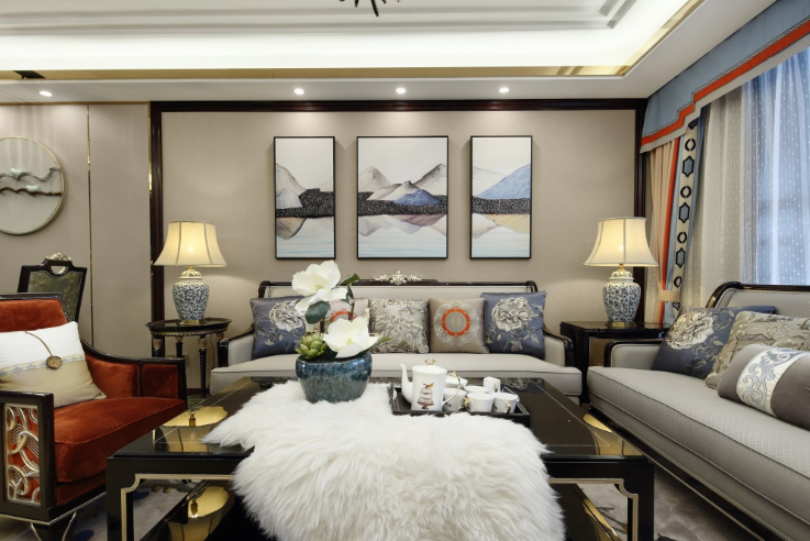 鸿图装饰 新中式风格装修案例