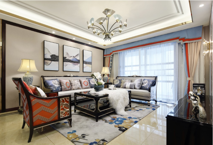 鸿图装饰 新中式风格装修案例