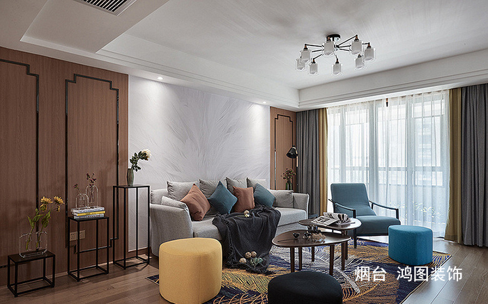  烟台装修案例分享：北欧与新中式碰撞演绎岁月静好