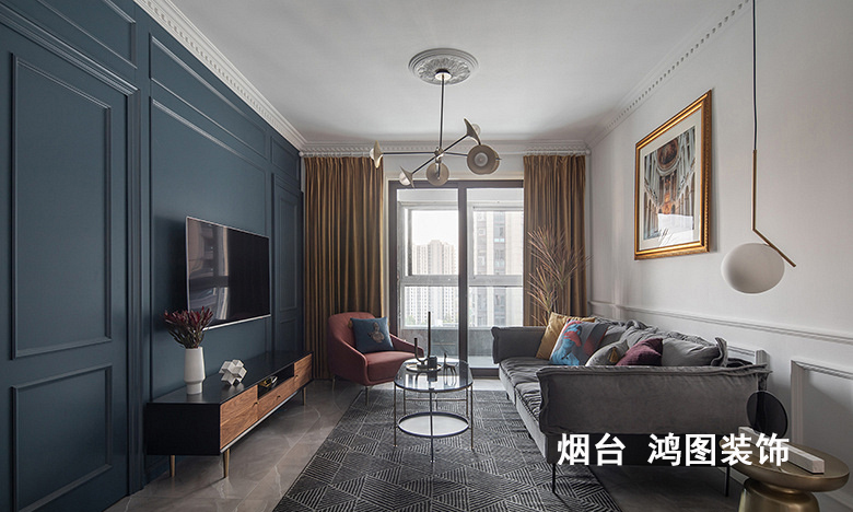 烟台室内装修：品味时光雕刻的法式浪漫