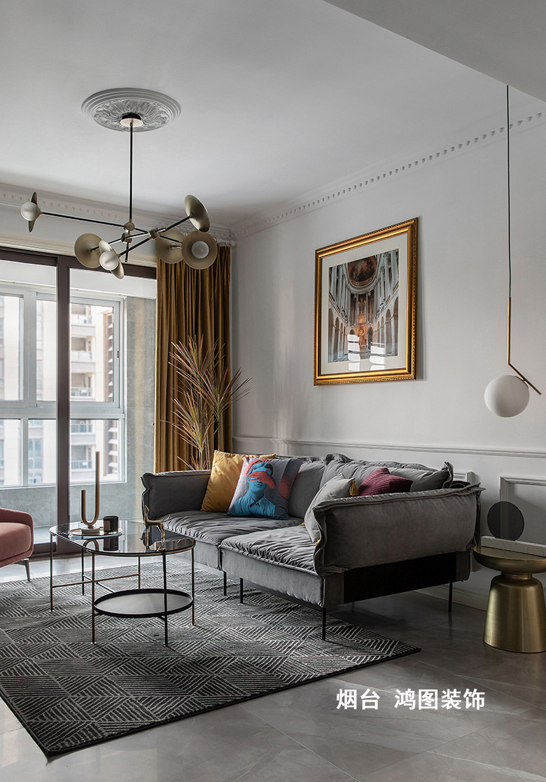 烟台室内装修：品味时光雕刻的法式浪漫