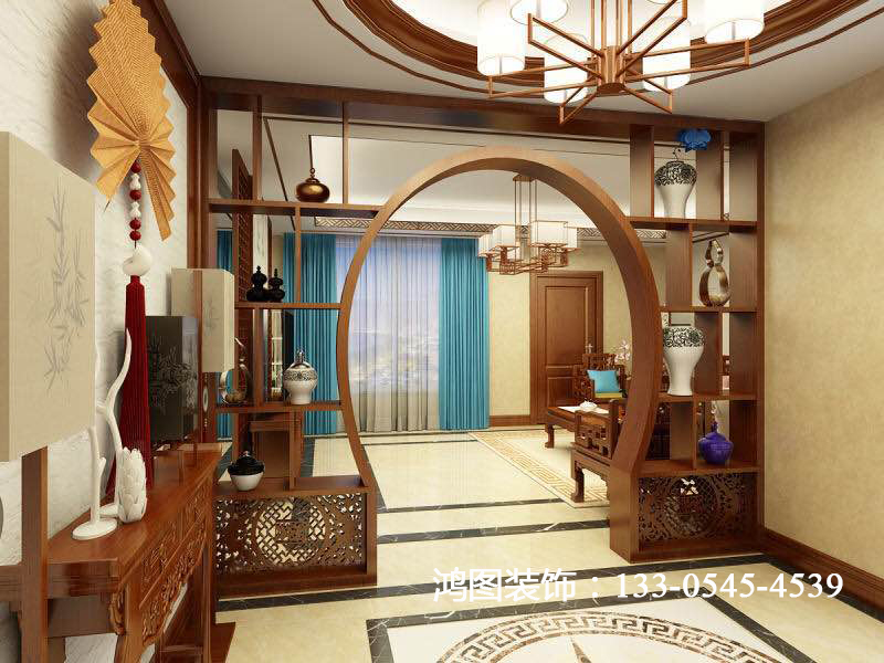 鸿图装饰—南山世纪华庭装修效果图