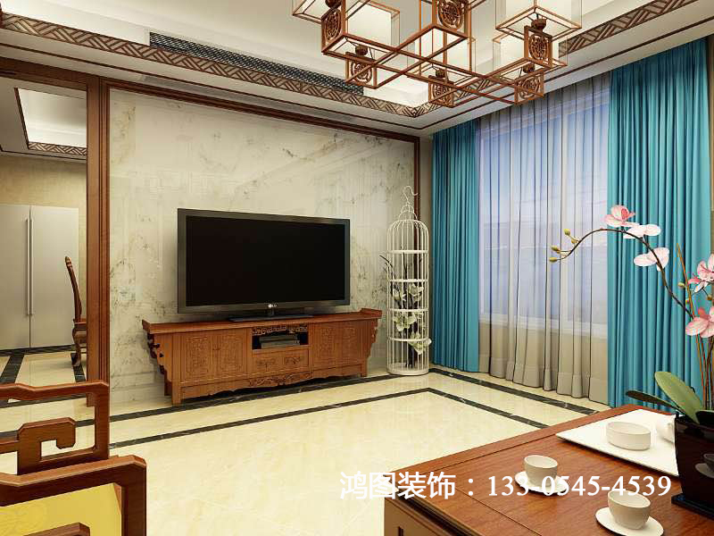 鸿图装饰—南山世纪华庭装修效果图