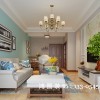 鸿图装饰——翡翠明珠小清新美式风格装修案例