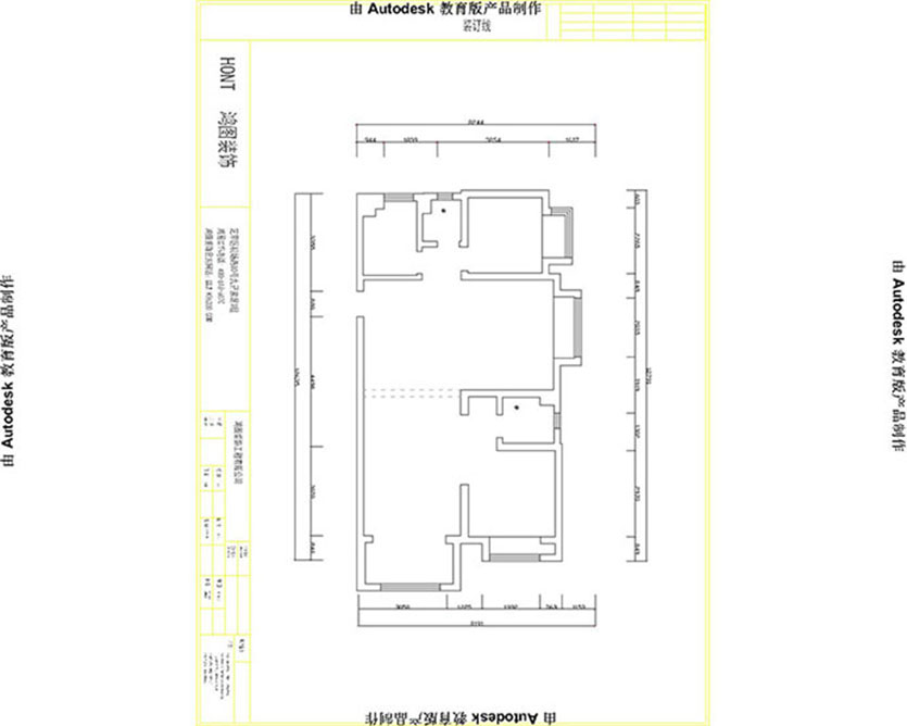 鸿图装饰案例—紫薇台清新北欧风格效果图