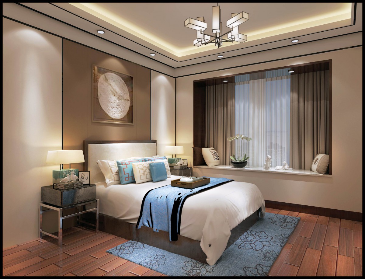 配饰的选择方面更为简洁，少了许多奢华的装饰，更加流畅地表达出传统文化中的精髓。为了给居室增添几分暖意，饰以精巧的灯具和雅致的挂画，使整个居室在浓浓古韵中渗透了几许现代气息。			
