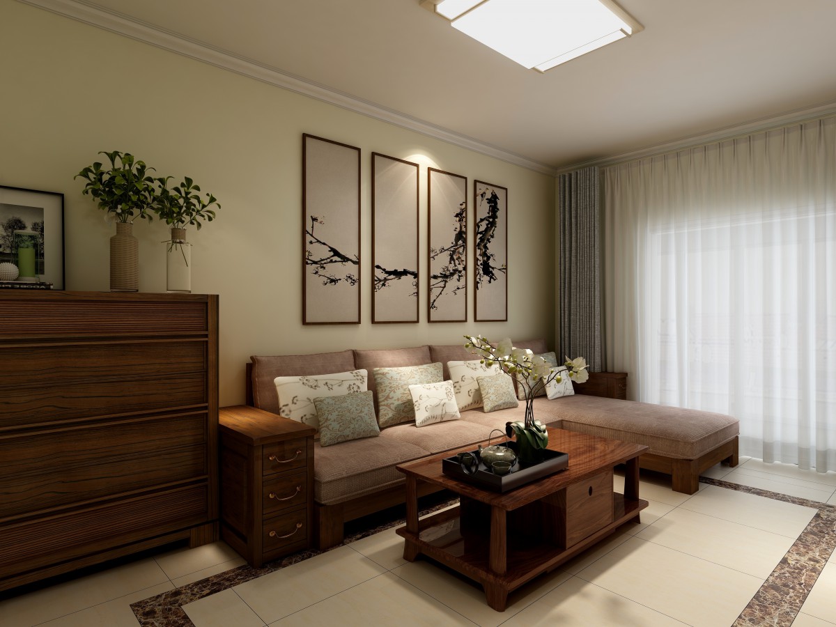 运用装饰画来点缀沙发墙面，贴合业主的喜好和性格。			
