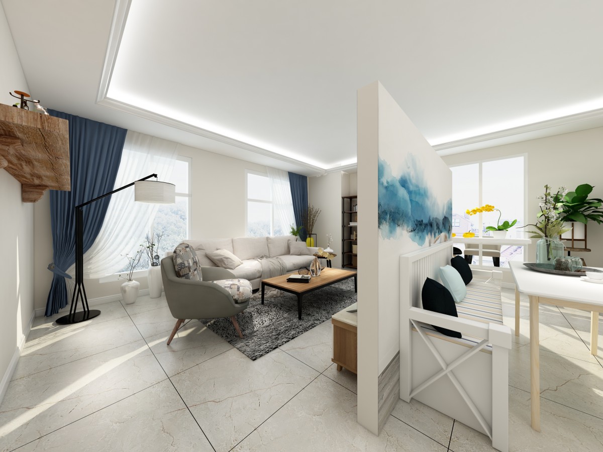 负一层设计主要以北欧风格为主导，简单明亮，居住、娱乐为一体。			
