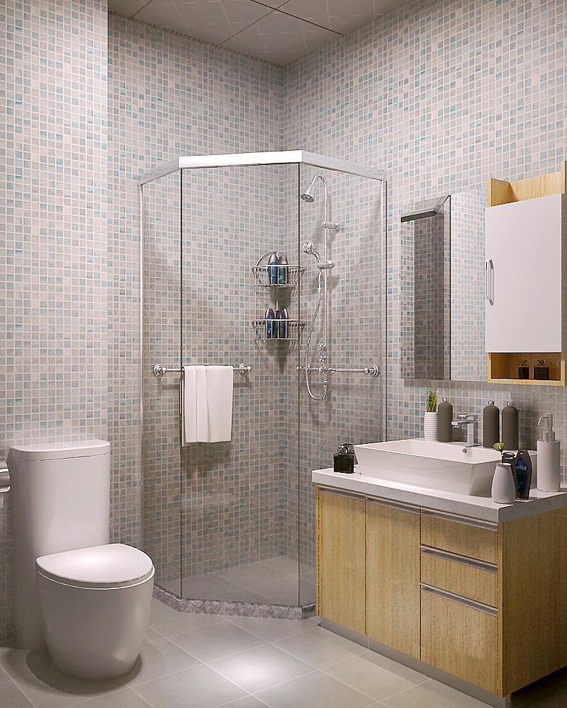 细小的马赛克营造出梦幻的感觉			
