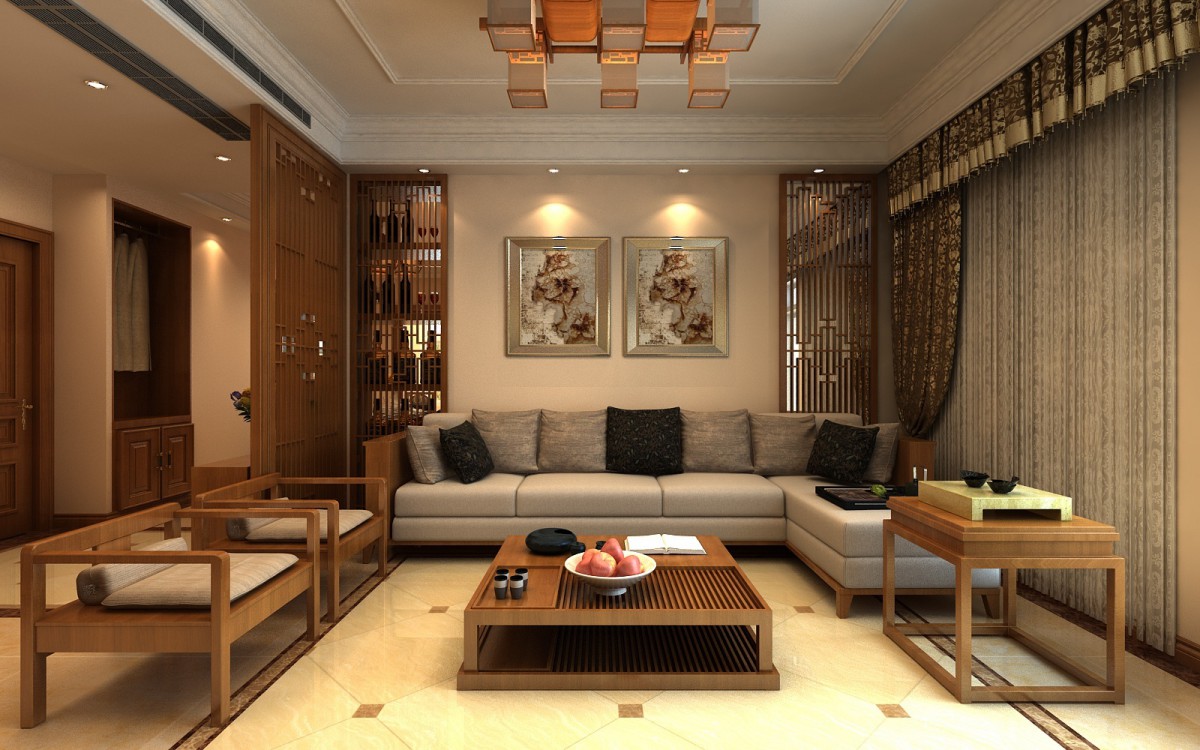 新建的沙发背景墙，让沙发有了靠山，两边的木隔断又连续了整个空间。			

