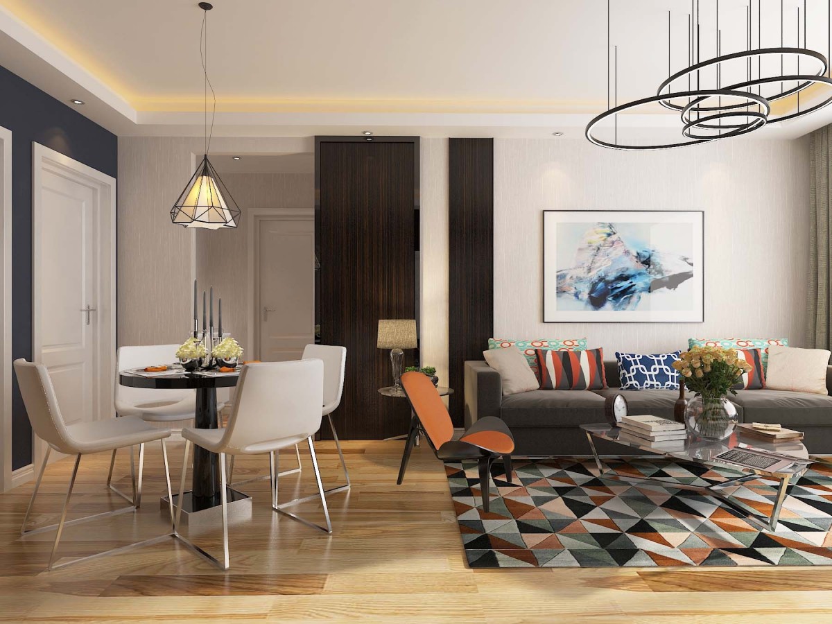 用pvc板材上墙，营造新世纪的感觉。			
