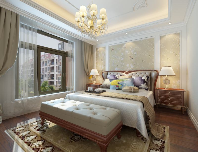 与中国传统风格一样，欧式风格也常用对称的方式来体现庄重与大气。			
