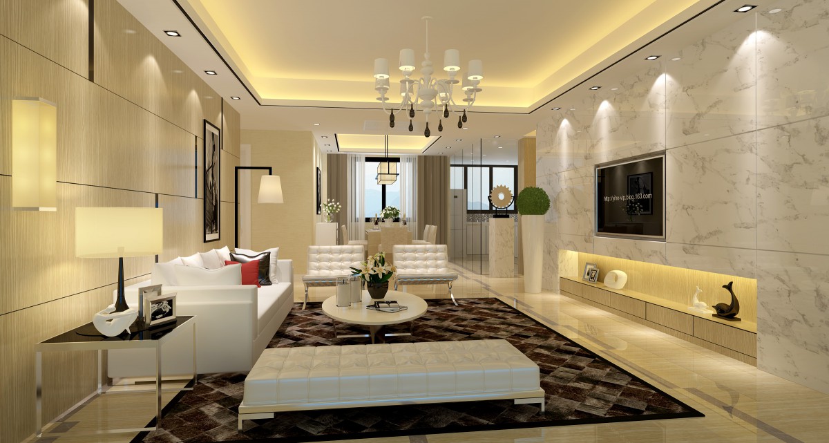 底色大多采用白色、淡色为主，家具则是白色或深色都可以，但是要成系列，风格统一为上。同时，一些布艺的面料和质感很重要，亚麻和帆布的面料是不太合时宜的，丝质面料是会显得比较高贵的。			
