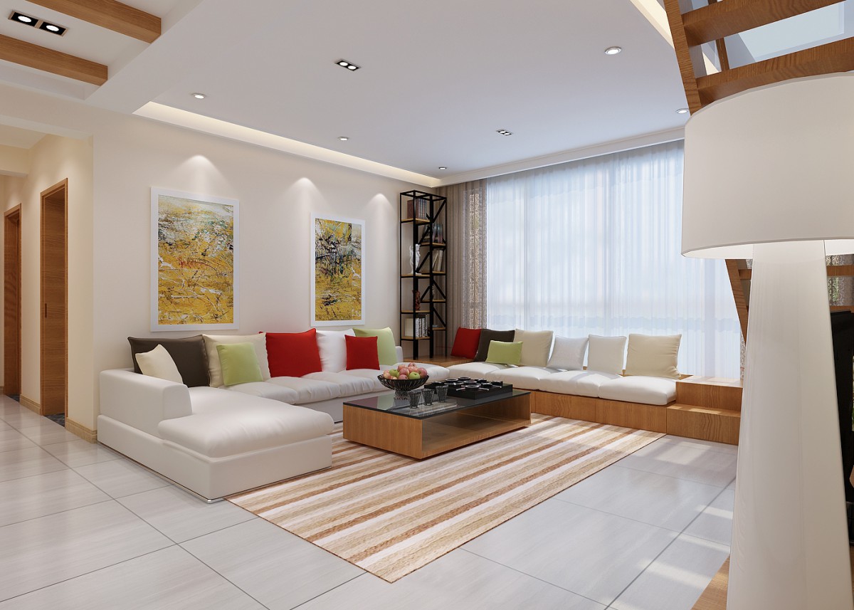 米色+白色的色彩搭配：新派日式风格家居以简约为主，日式家居中强调的是自然色彩的沉静和造型线条的简洁，和室的门窗大多简洁透光，家具低矮且不多，给人以宽敞明亮的感觉。			
