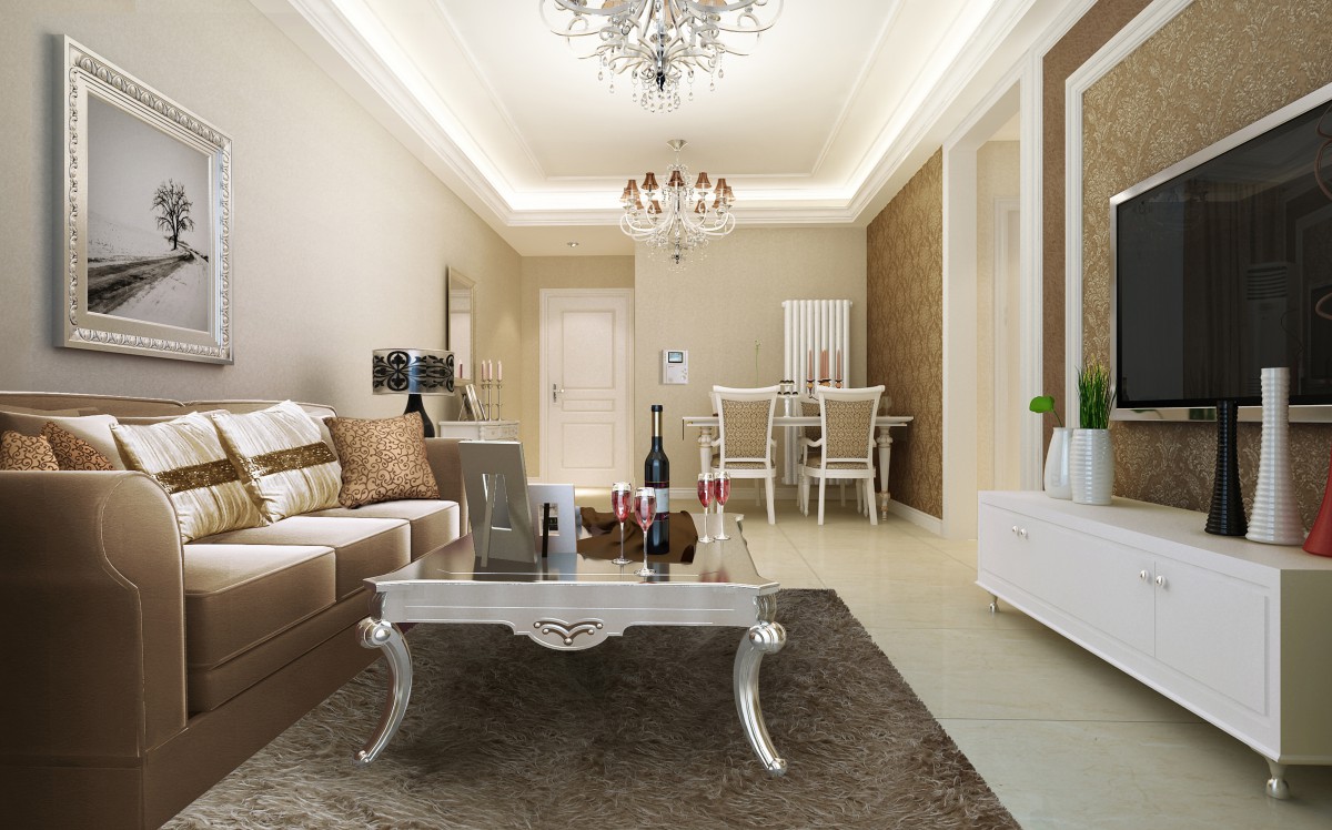 客厅作为待客区域，可以高档，华丽但不失气质，家具搭配比较稳重，客餐厅通透显得户型更加敞亮			
