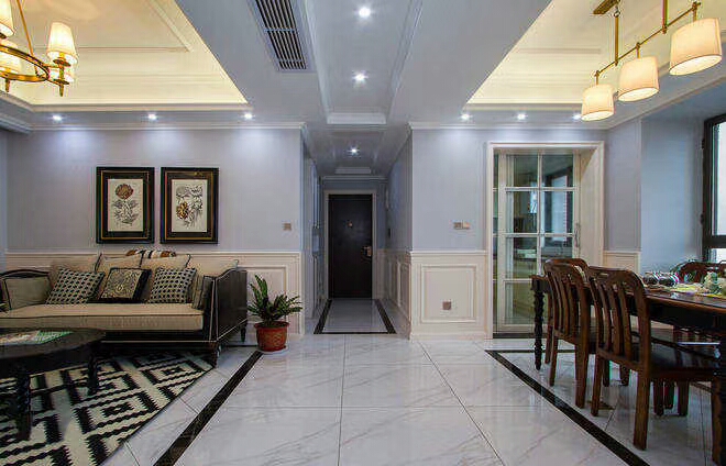 客餐厅相连统一色调统一装饰使空间更和谐			
