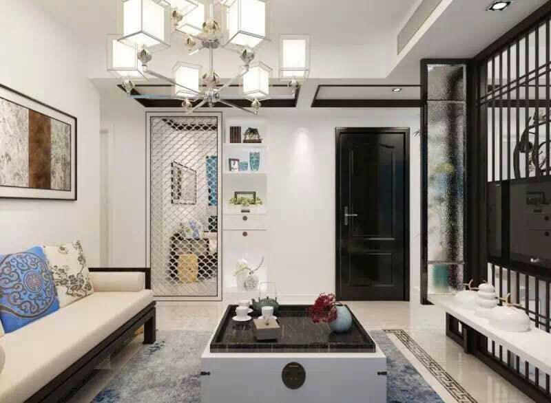 客厅作为待客区域，可以高档，华丽但不失气质，黑色让空间显示的更加高贵，蓝色显得空间更加活泼。			
