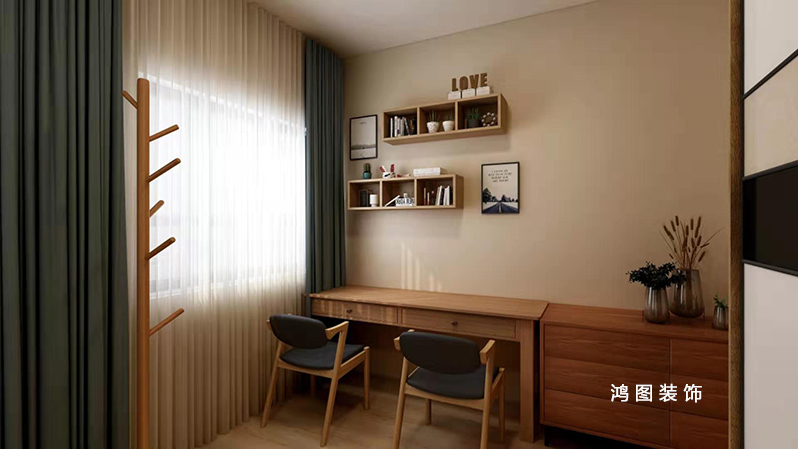 【清悦山庄】92平米新中式风格装修案例