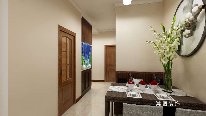 【清悦山庄】92平米新中式风格装修案例