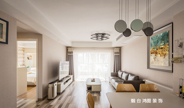 鸿图装饰 温馨简约风格