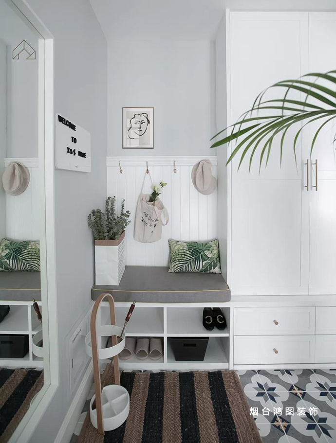 烟台鸿图装饰  玄关装修