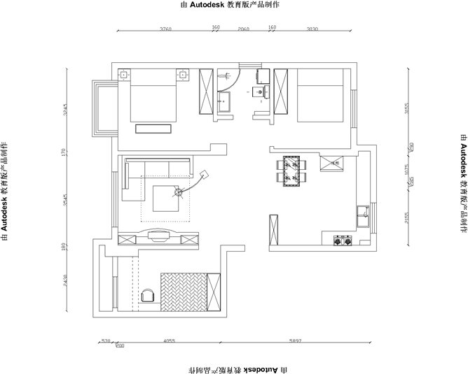 尚书院99.5平户型平面图