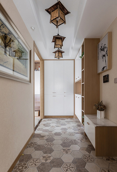 鸿图装饰 原木现代风