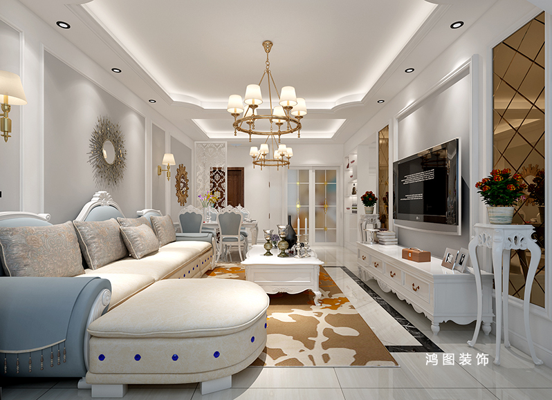 不拘于欧式的繁琐，而超于现代的奢华，简欧风格故被称为“低调的奢华”。