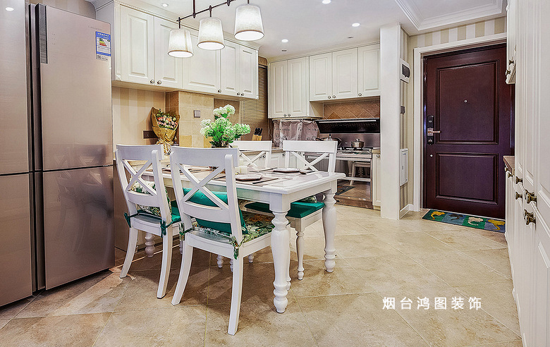 鸿图装饰 美式风格小户型装修