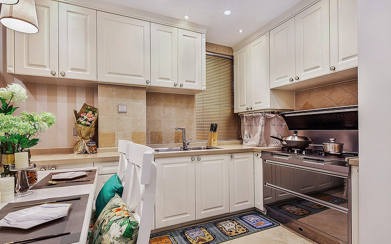 鸿图装饰 美式风格小户型装修