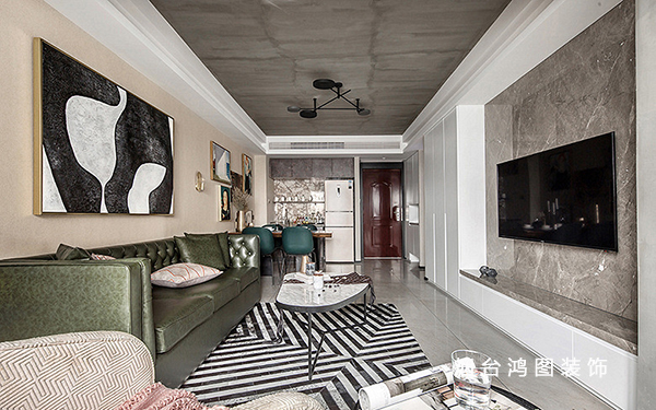 鸿图装饰 工业风装修案例