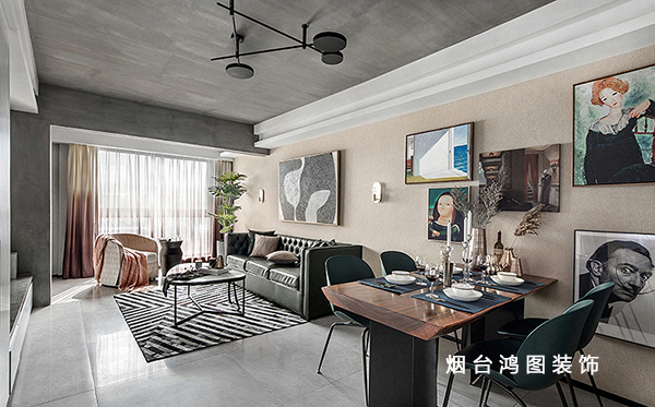 鸿图装饰 工业风装修案例