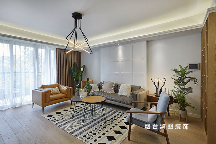 把北欧极简装出新花样 他家既文艺又霸气!