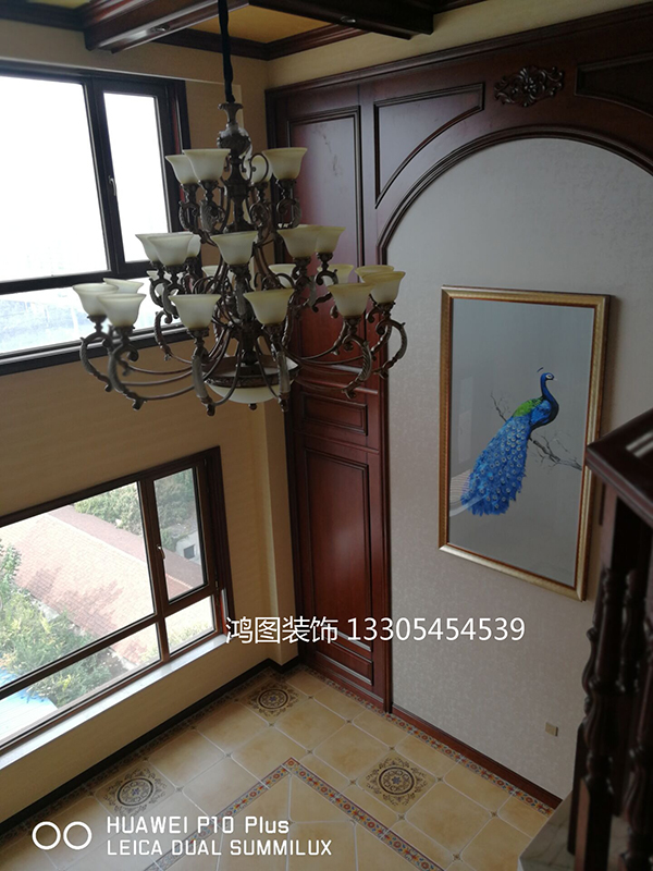 伴山一号紫林园 鸿图装饰实景工地