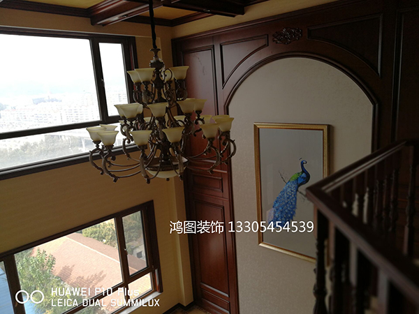 伴山一号紫林园 鸿图装饰实景工地