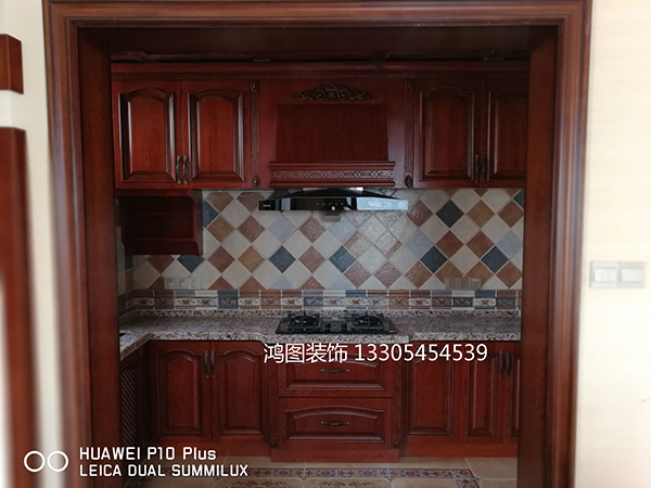 伴山一号紫林园 鸿图装饰实景工地