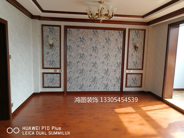 伴山一号紫林园 鸿图装饰实景工地