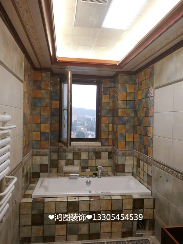 伴山一号紫林园 鸿图装饰实景工地